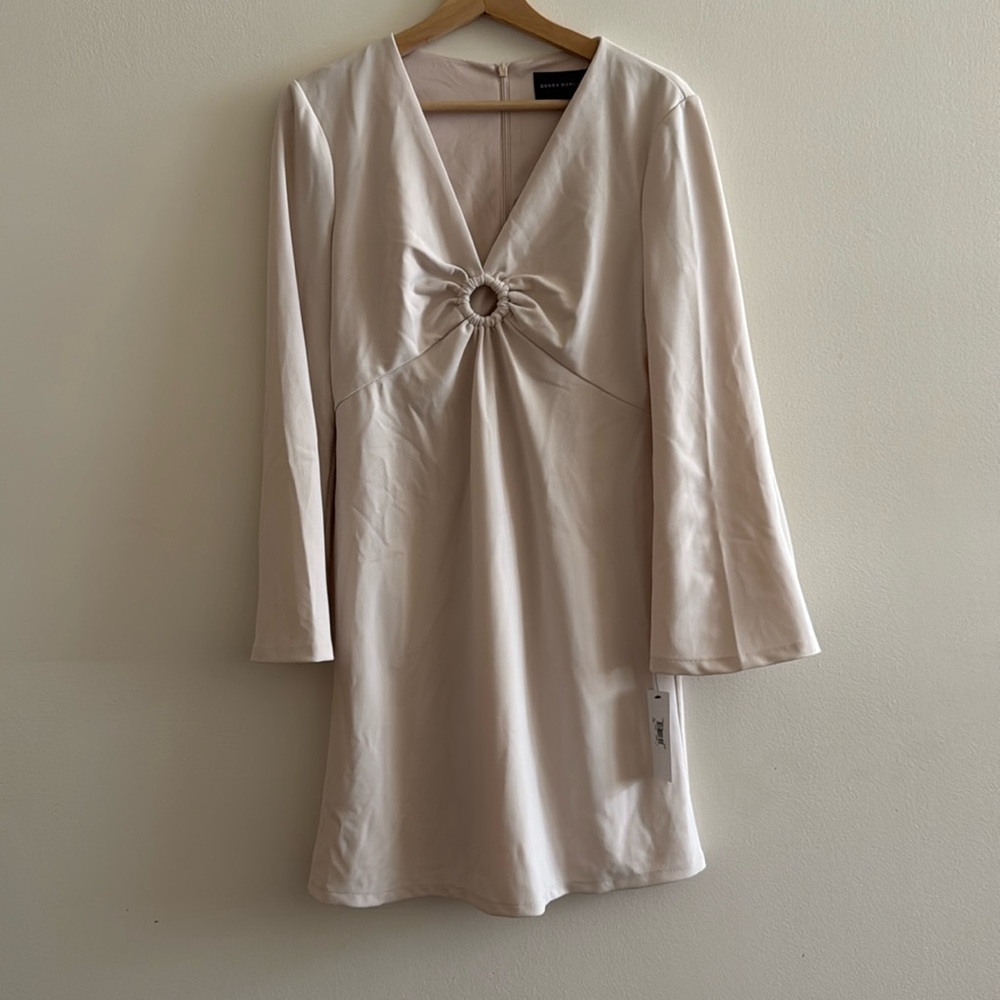 Donna Morgan beige dress